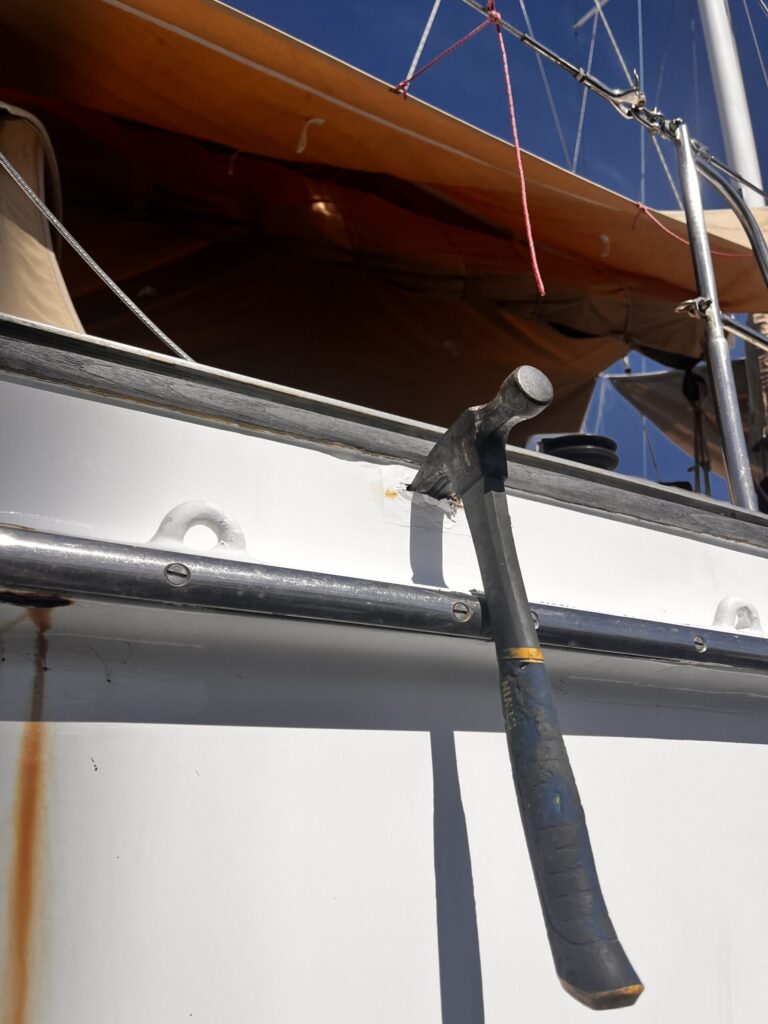 Durchrostete Stellen am Boot sorgten für mehr Reperaturen als erwartet