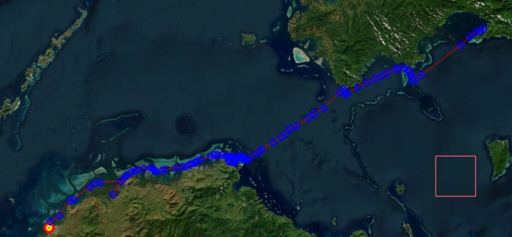 Route von Viti Levu nach Savusavu
